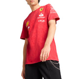 Scuderia Ferrari Desert Sun Team Replica Crew Neck Short Sleeve T-Shirt