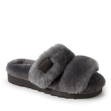 Dearfoams Womens Benalla Genuine Shearling Slide — US 10 — Size paradise pink — Width Regular — Alternate View 12