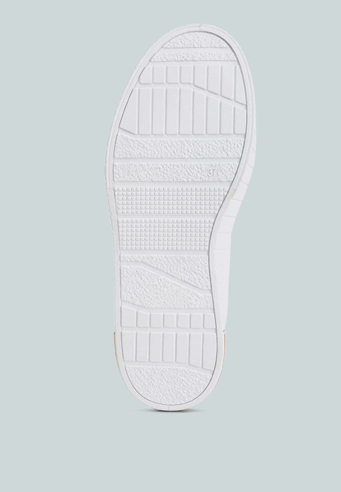 welsh panelling detail sneakers — US 9 — Size white — Side View