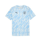 Manchester City F.C. Warm Up Crew Neck Short Sleeve Soccer Jersey