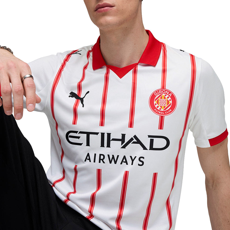 Girona Crew Neck Short Sleeve Soccer Home Jersey Replica