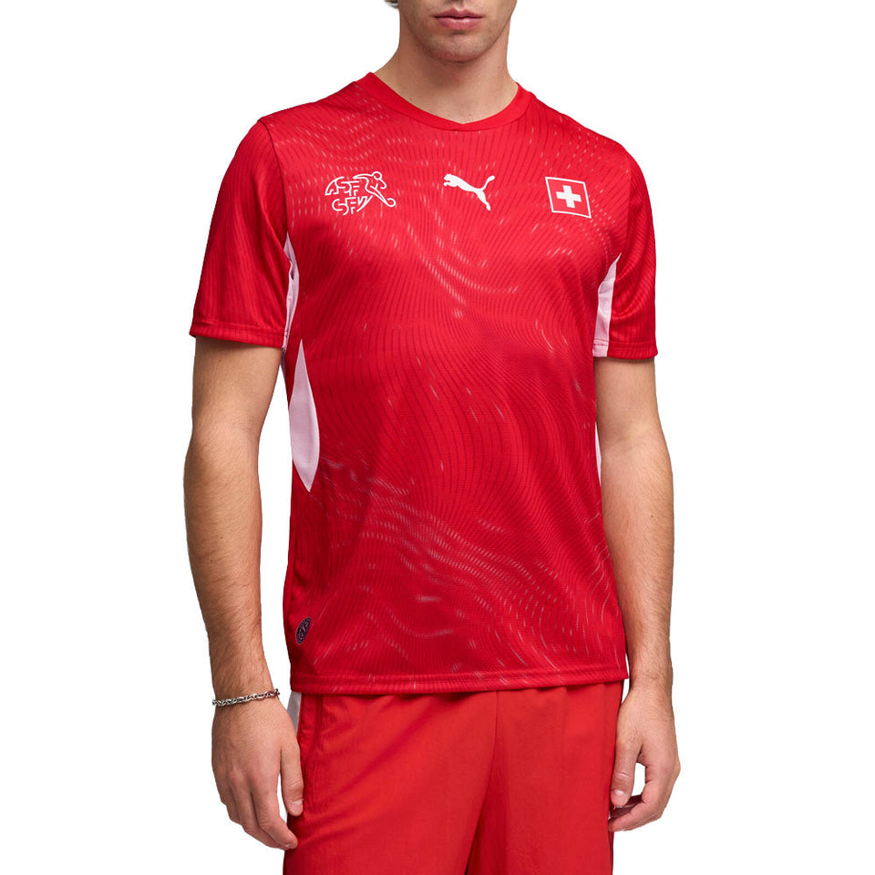 SFV Crew Neck Short Sleeve Home Soccer Jersey Replica
