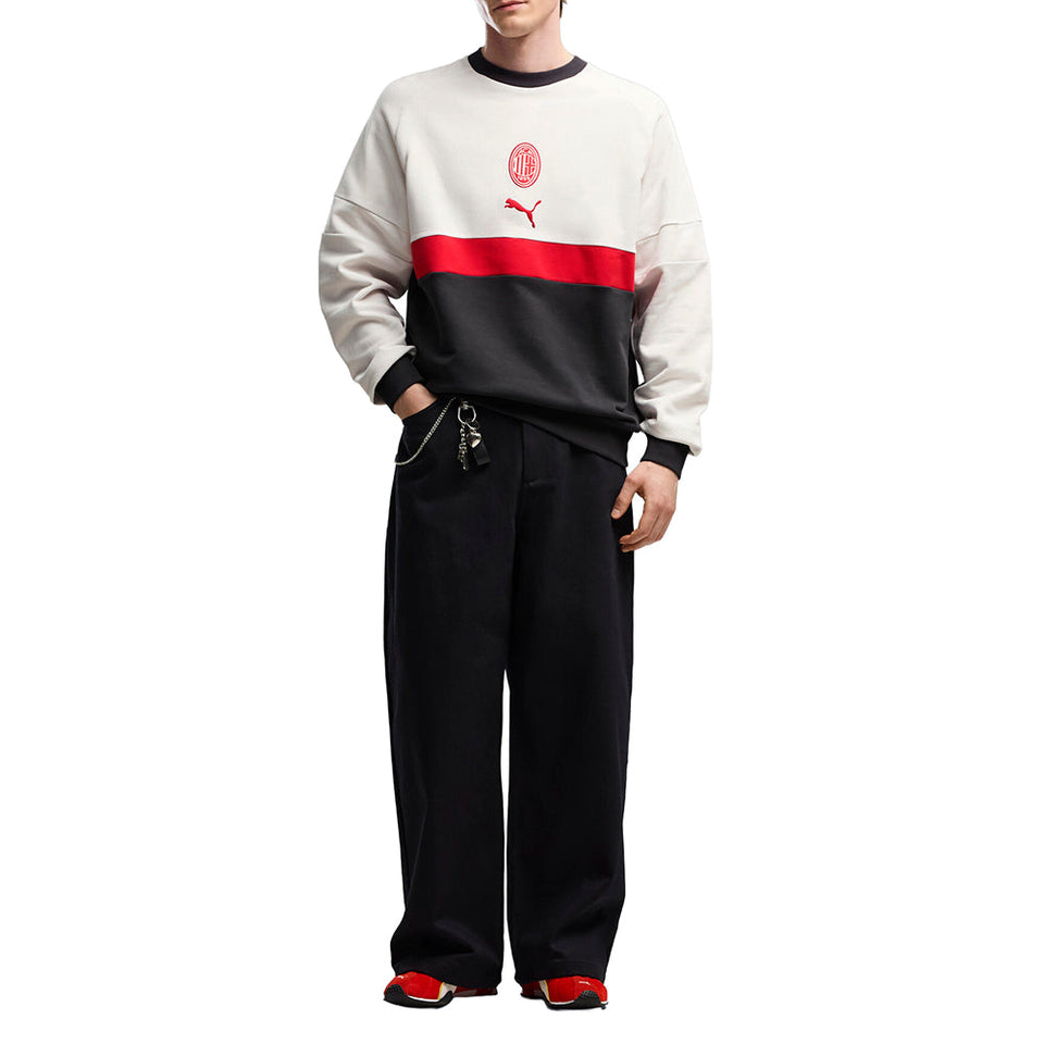 Ac Milan Ftblculture Relaxed Crew Sweatshirt