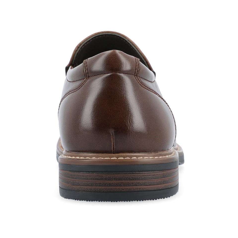 Vance Co. Fowler Slip-on Casual Loafer — US 10 — Size brown — Width Regular — Back View