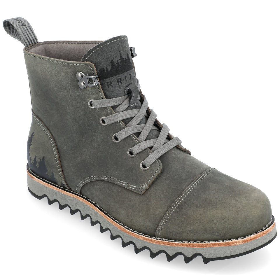 Territory Zion Water Resistant Wide Width Lace-Up Boot — US 13 — Size chestnut — Width Wide — Alternate View 7