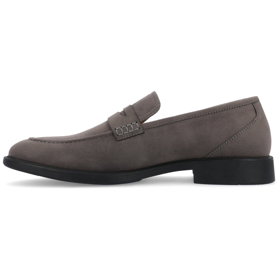 Vance Co. Keith Wide Width Penny Loafer — US 12 — Size grey — Width Wide — Side View