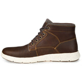 Territory Magnus Casual Leather Sneaker Boot — US 12 — Size brown — Side View