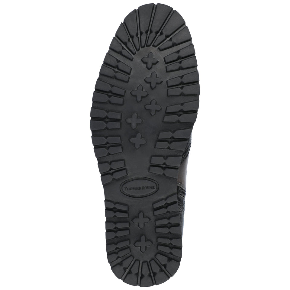 Thomas & Vine Elijah Wingtip Ankle Boot — US 13 — Size grey — Width Regular — Top View