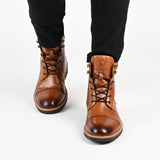 Thomas & Vine Tyrus Cap Toe Ankle Boot — US 9 — Size cognac — Width Regular — Lifestyle View