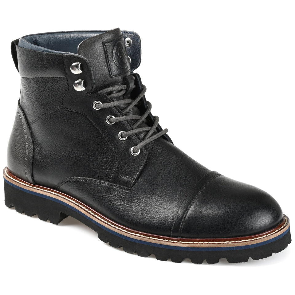 Thomas & Vine Reddick Cap Toe Ankle Boot — US 8.5 — Size black — Width Regular — Front View