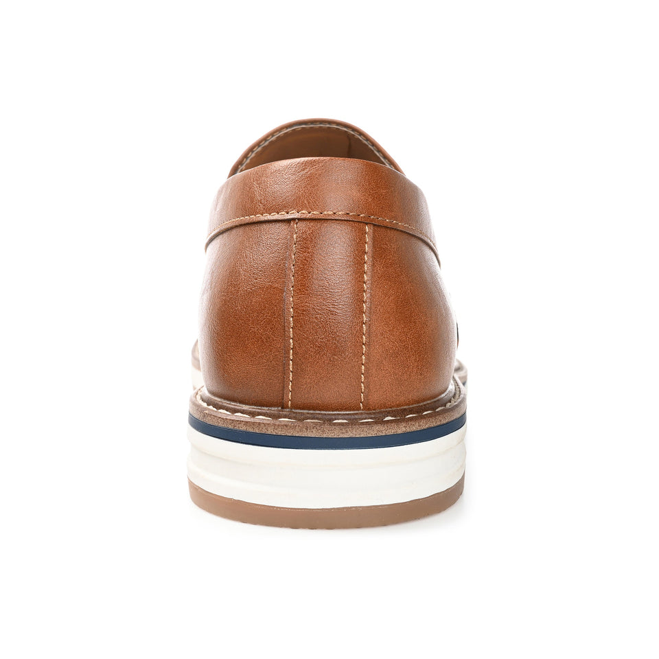 Vance Co. Harrison Slip-on Casual Loafer — US 13 — Size cognac — Width Regular — Back View