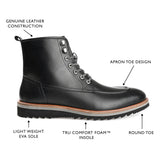 Thomas & Vine Mitchell Moc Toe Ankle Boot — US 11.5 — Size black — Width Regular — Detail View