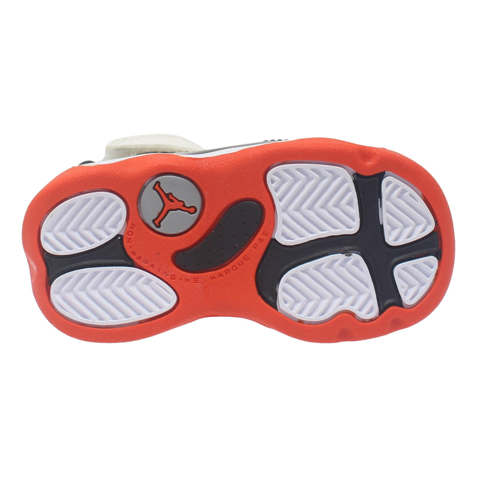 Nike Jordan 6 Rings White/Team Orange-Black-Sail  DV1344-108 Toddler — US 10 Toddler — Size white — Top View