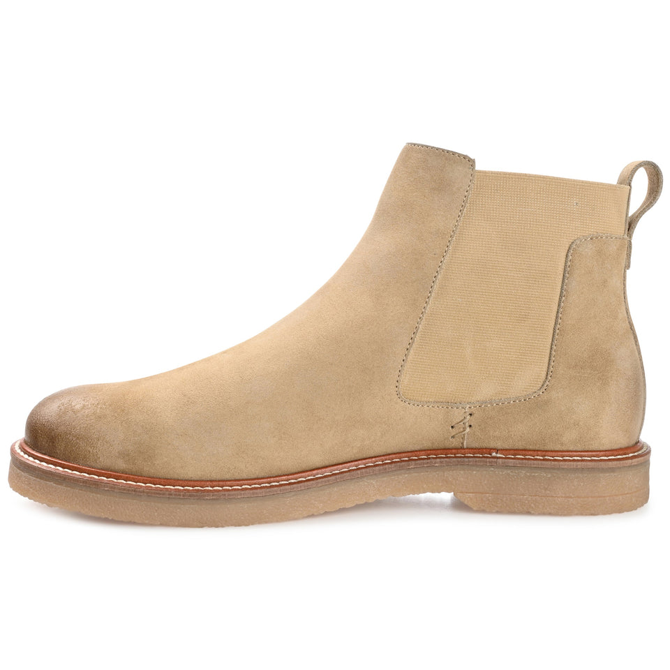 Thomas & Vine Cedric Plain Toe Chelsea Boot — US 9 — Size tan — Width Regular — Side View