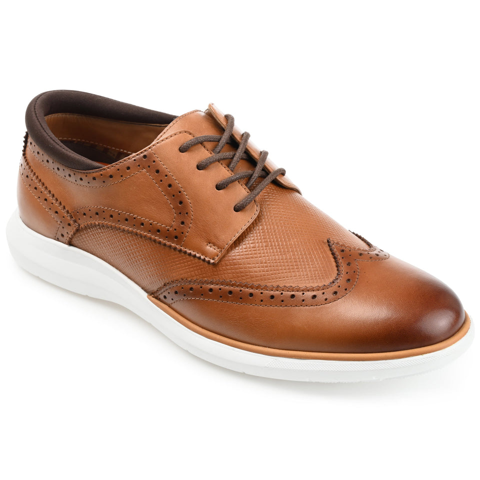 Thomas & Vine Savage Embossed Wingtip Derby — US 10 — Size charcoal — Width Regular — Alternate View 7