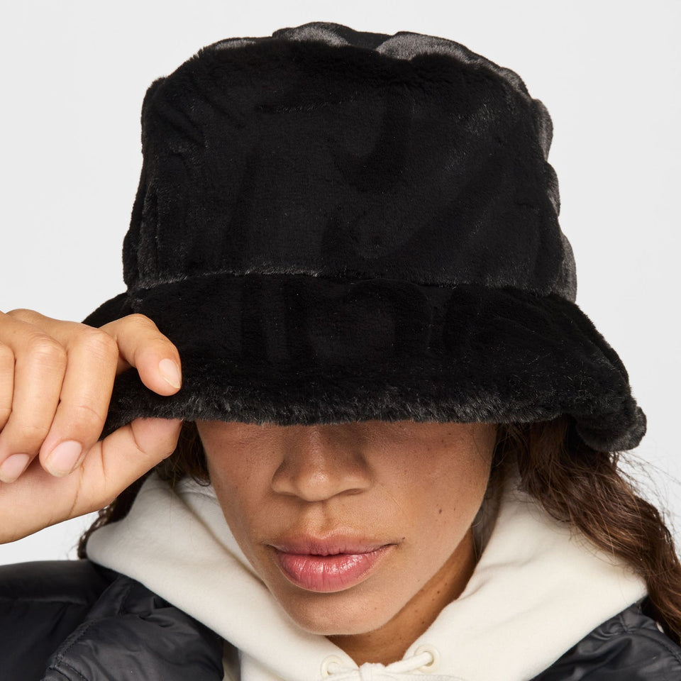 Nike Swoosh Faux Fur Bucket