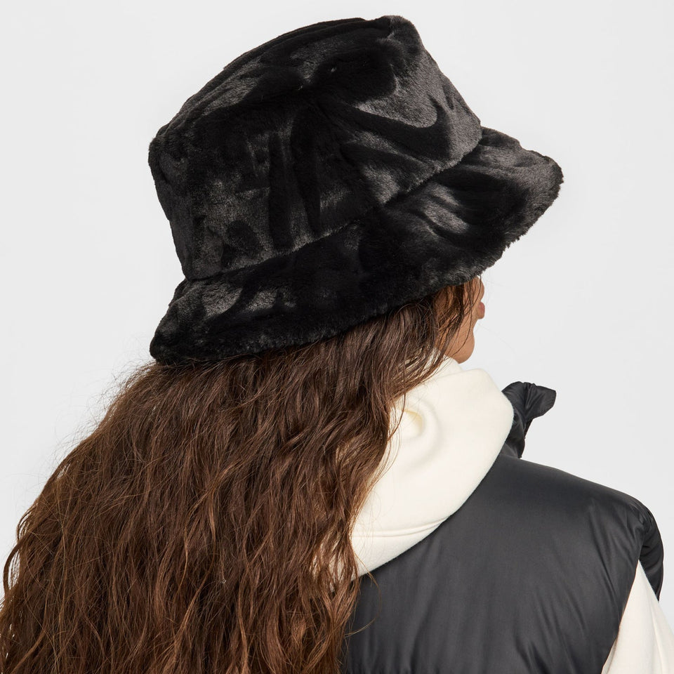 Nike Swoosh Faux Fur Bucket