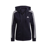 Essentials French Terry 3-Stripes Full-Zip Hoodie