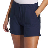 Pintuck Five-Inch Pull-On Short