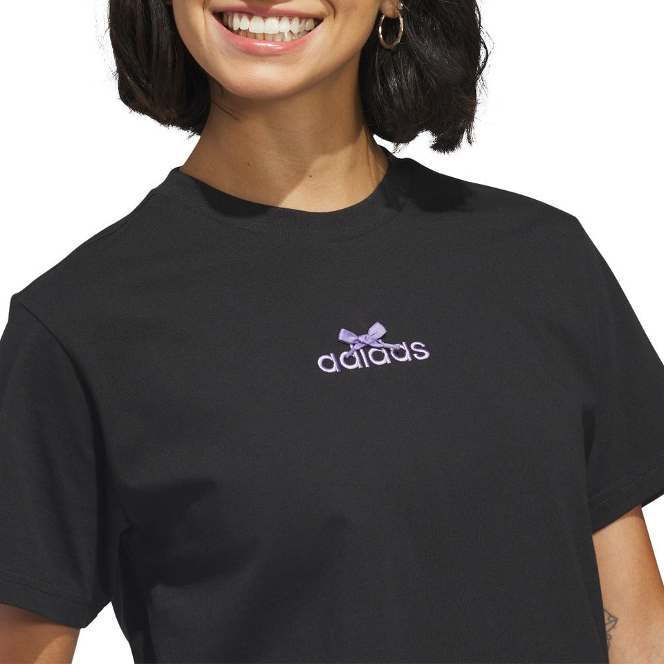Bow On Linear Logo Graphic T-Shirt