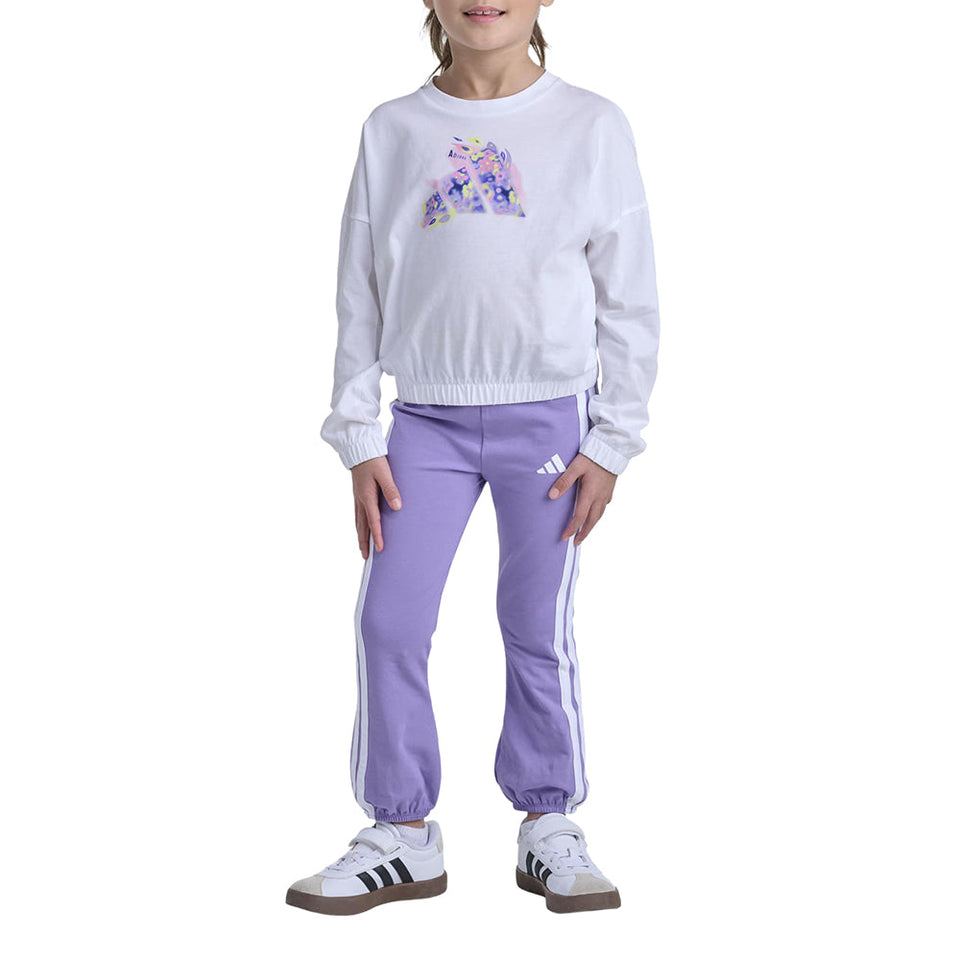 Ls Tee Cuff Puff Pant Set (Youth)
