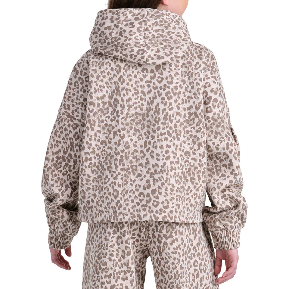 AOP Pleated Sleeve Hooded Pullover (Youth)