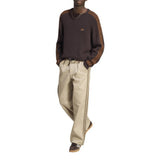 3-Stripes Fluffy Knit Crew Sweatshirt