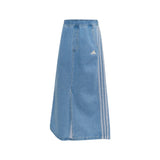 Stadium Washed Denim Loose Fit Skirt