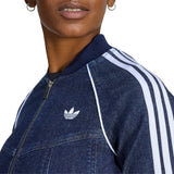 Superstar Denim Corset Track Top