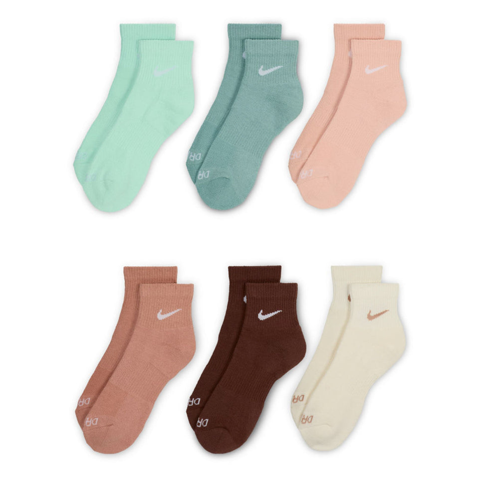 6 Pack Unisex Everyday Plus Cushioned Quarter