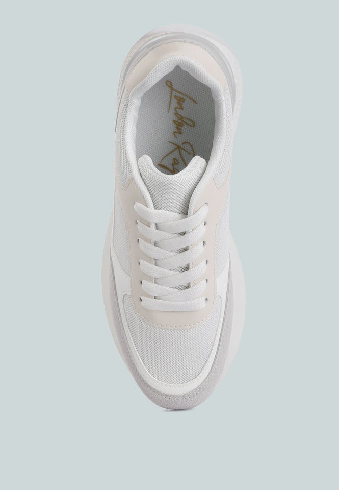 nairobi the non-ordinary lace up sneakers — US 5 — Size sky blue — Top View