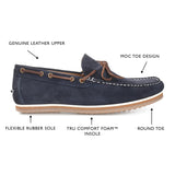 Thomas & Vine Sadler Moccasin Loafer — US 11 — Size navy — Width Regular — Detail View