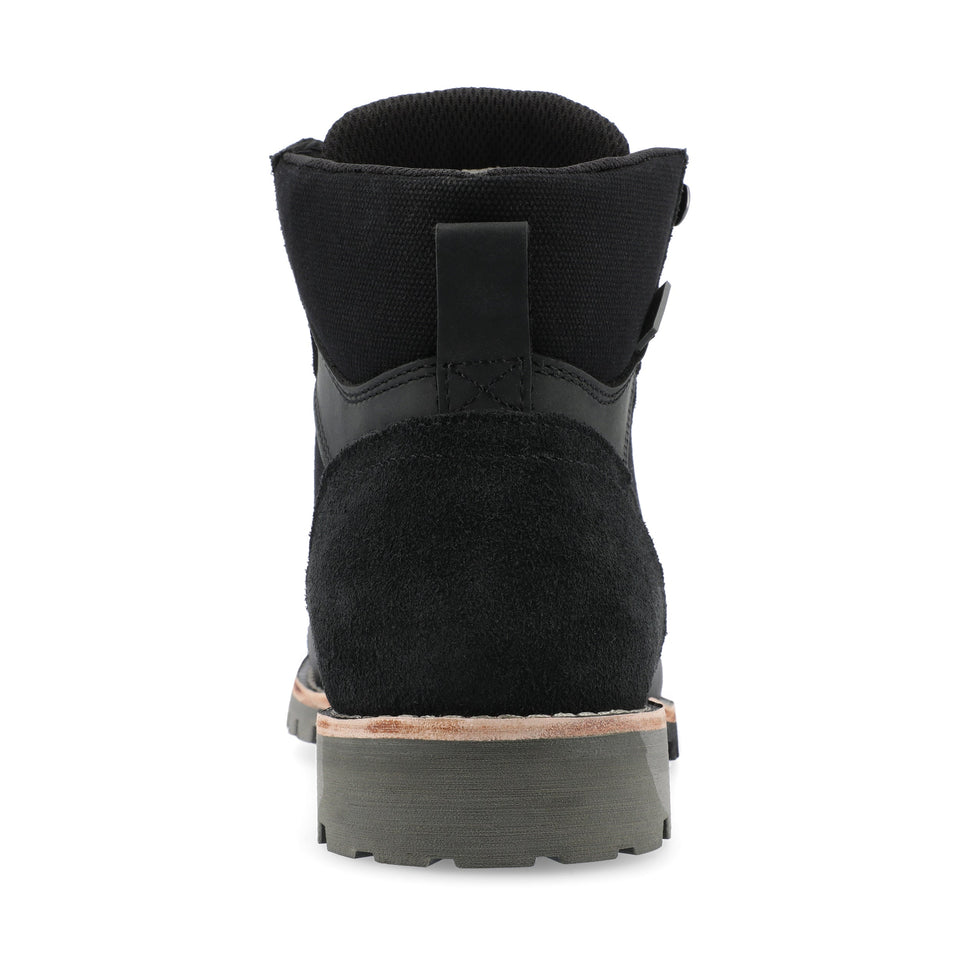 Territory Brute Water Resistant Cap Toe Lace-up Boot — US 11 — Size black — Width Regular — Back View