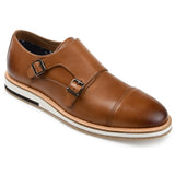 Thomas & Vine Thatcher Cap Toe Monk Strap Dress Shoe — US 10 — Size black — Detail View