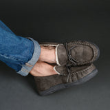 Vance Co Men's Moccasin Slipper — US 12 — Size hickory — Detail View
