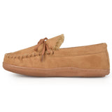 Vance Co Men's Moccasin Slipper — US 12 — Size hickory — Side View