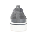 Vance Co. Hamlin Casual Knit Slip-on Sneaker — US 9 — Size grey — Width Regular — Back View