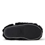 Dearfoams Womens Beth Pile Foldown Boot — XLarge — Size black — Width Regular — Top View