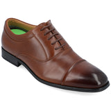 Vance Co. Bradley Wide Width Oxford Dress Shoe — US 10.5 — Size black — Width Wide — Lifestyle View