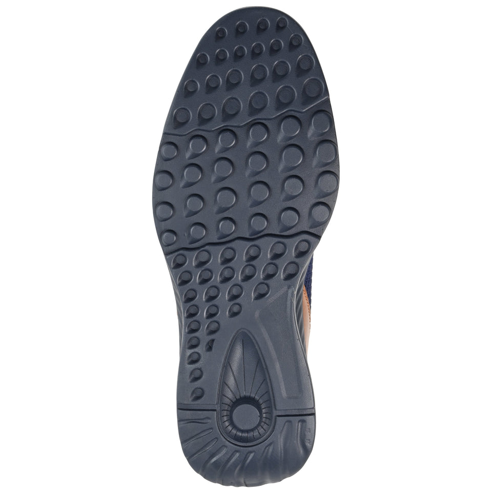 Vance Co. Julius Knit Casual Dress Shoe — US 10 — Size navy — Width Regular — Back View