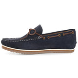 Thomas & Vine Sadler Moccasin Loafer — US 11 — Size navy — Width Regular — Side View