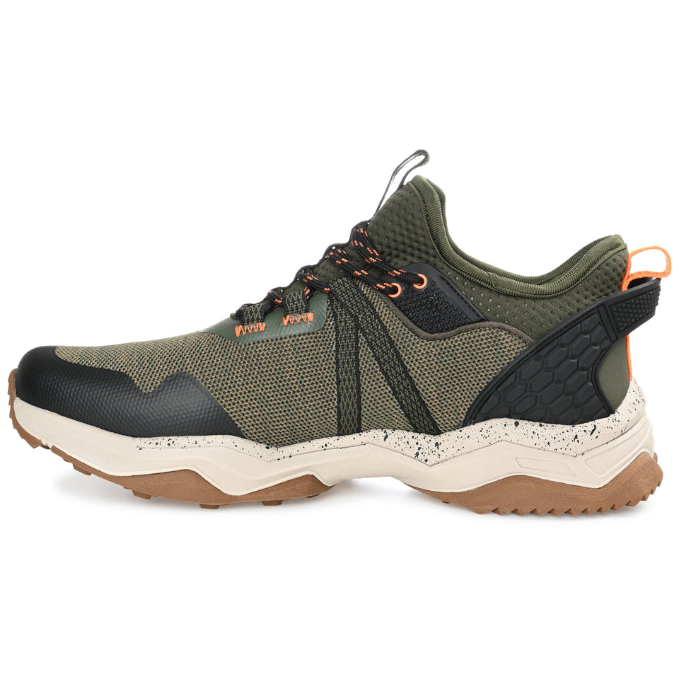 Territory Sidewinder Waterproof Knit Trail Sneaker — US 11 — Size green — Width Regular — Side View