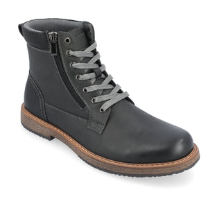 Vance Co. Metcalf Lace-up Ankle Boot — US 12 — Size charcoal — Width Regular — Front View