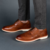 Thomas & Vine Radcliff Woven Wingtip Derby — US 8 — Size black — Width Regular — Lifestyle View