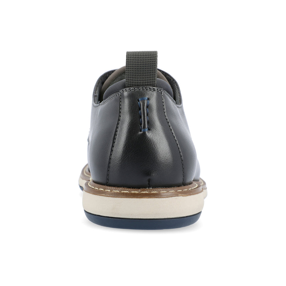Vance Co. Thad Lace-up Hybrid Derby — US 10.5 — Size grey — Width Regular — Back View