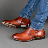 Thomas & Vine Faust Plain Toe Ankle Boot — US 13 — Size brown — Detail View
