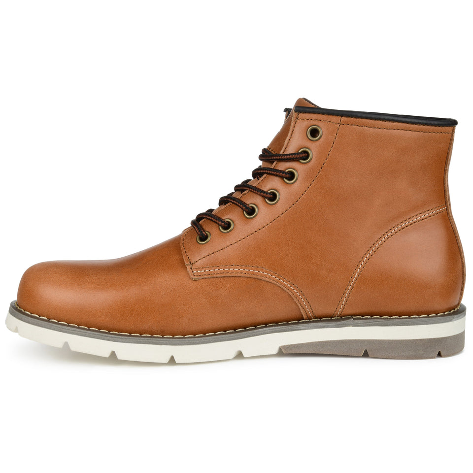 Territory Men's Axel Wide Width Ankle Boot — US 10 — Size chestnut — Side View