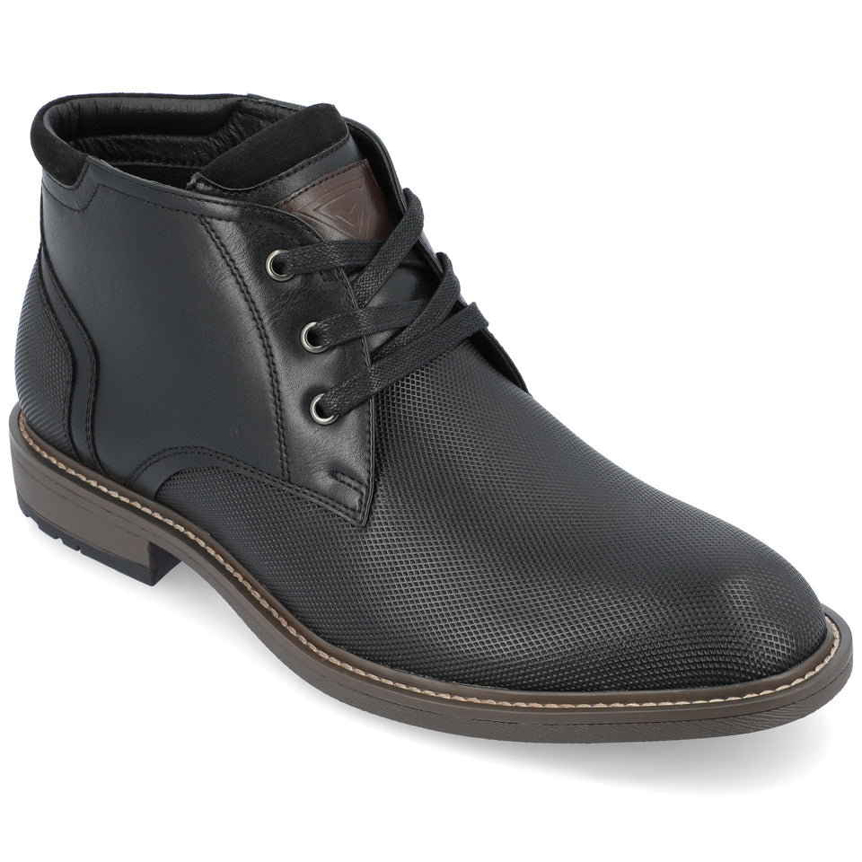 Vance Co. Vaughn Lace-up Chukka Boot — US 9 — Size black — Width Regular — Front View