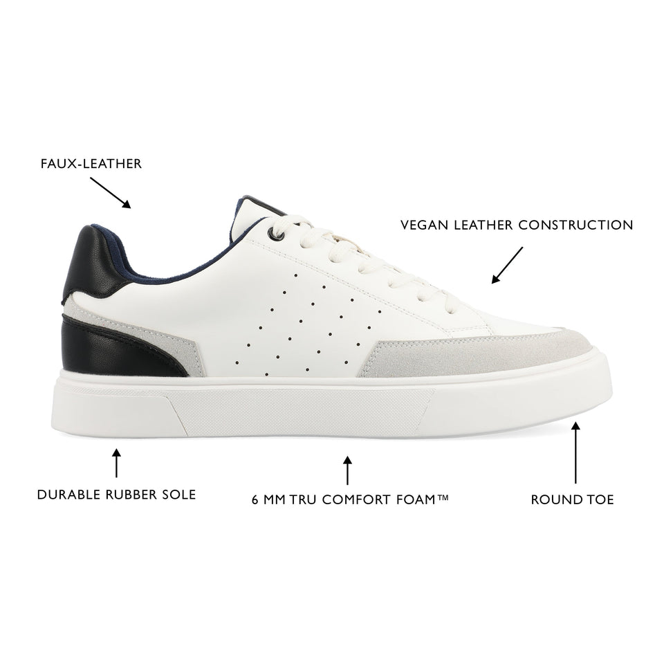 Vance Wesley Casual Sneaker — US 12 — Size grey — Width Regular — Detail View