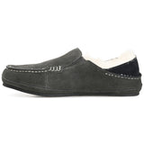 Territory Solace Genuine Sheepskin Fold-down Heel Moccasin Slipper — US 9 — Size grey — Width Regular — Back View